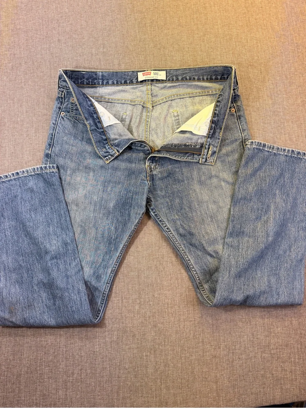 Levi's Men’s Light Blue Relaxed Straight Jeans 33X30